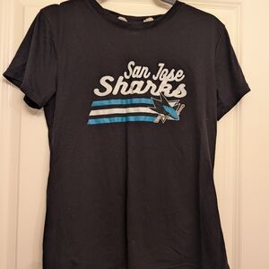 San Jose Sharks Black T-Shirt